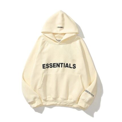 ESSENTIALS Oversized Hoodie – Cream