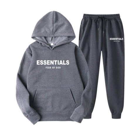 Essentials Hoodie Fear of God Light Gray TrackSuit