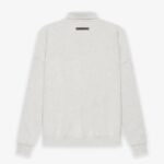 Fear-of-God-ESSENTIALS-Polo-Sweatshirt-Gray